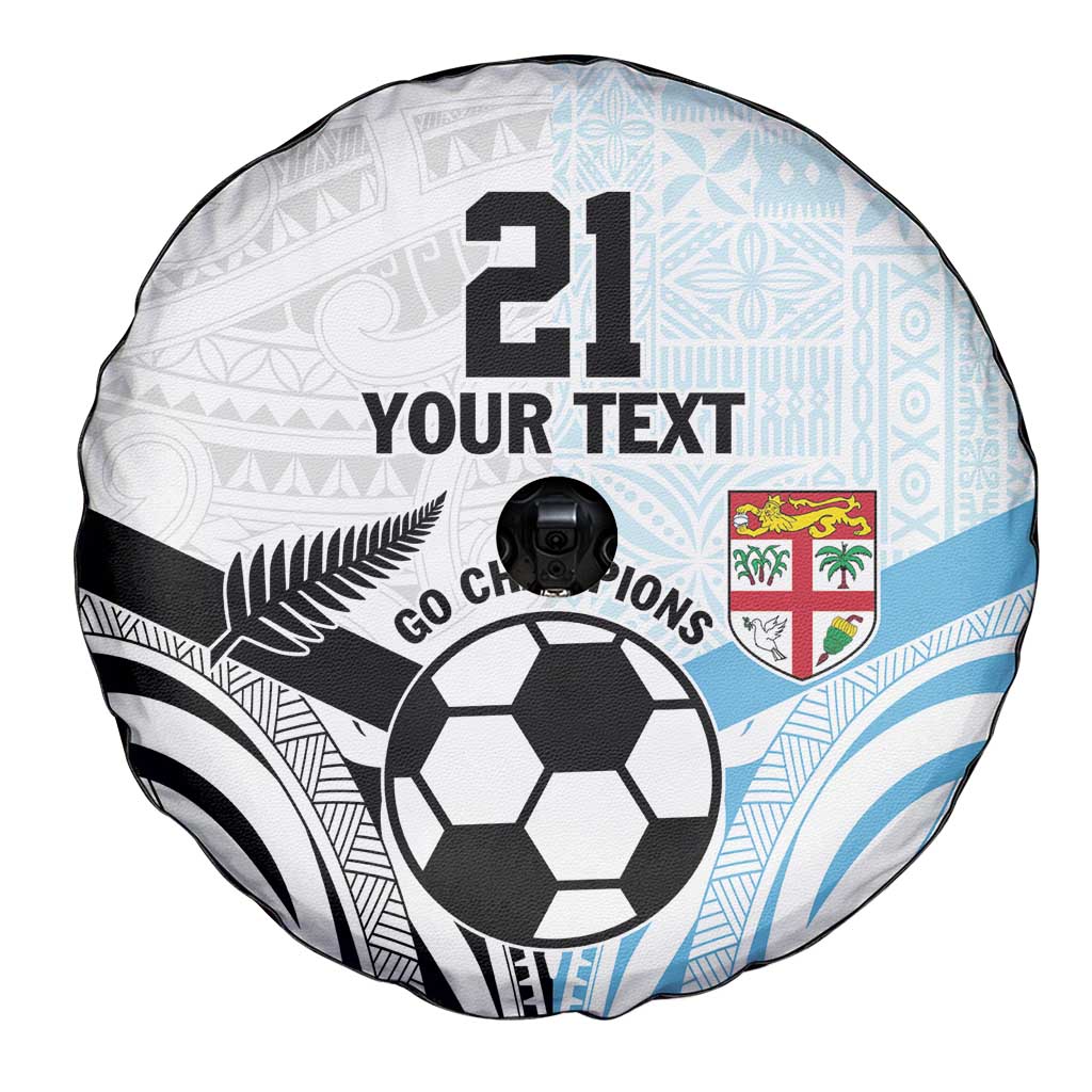 New Zealand-Fiji Football Custom Spare Tire Cover Together Go Champions LT9 - Polynesian Pride