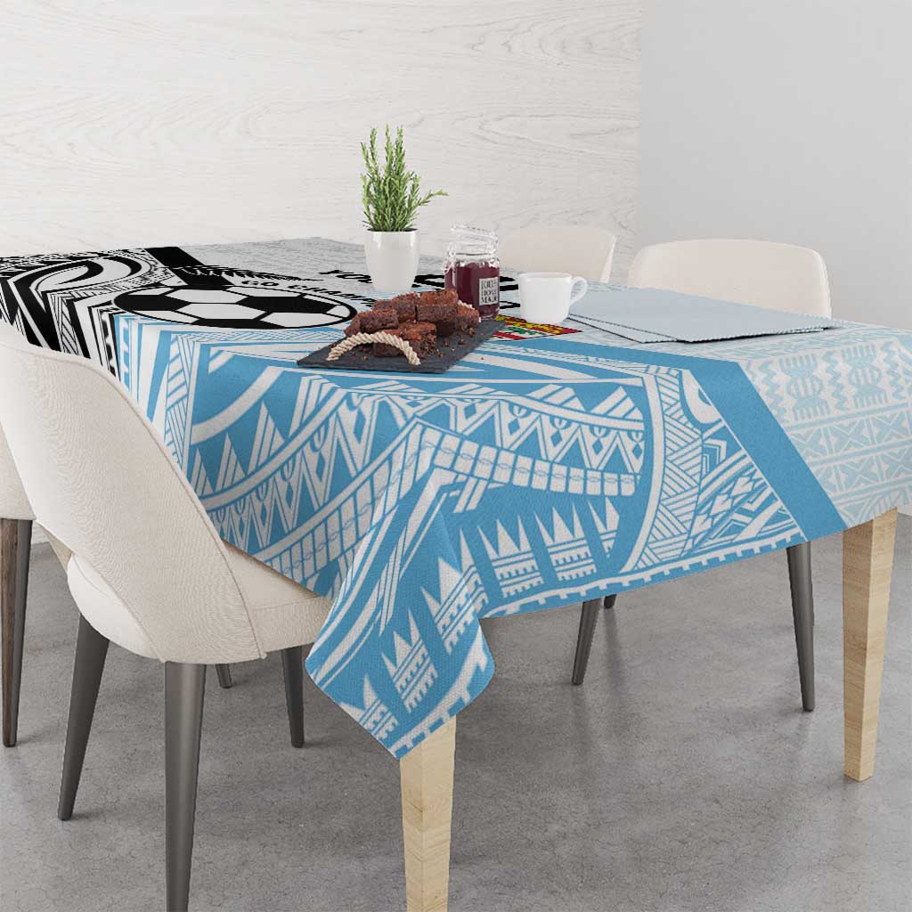 New Zealand-Fiji Football Custom Tablecloth Together Go Champions