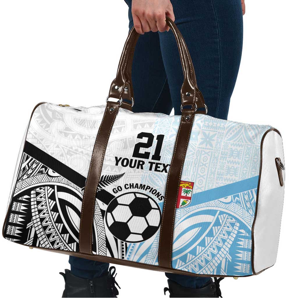 New Zealand-Fiji Football Custom Travel Bag Together Go Champions LT9 - Polynesian Pride