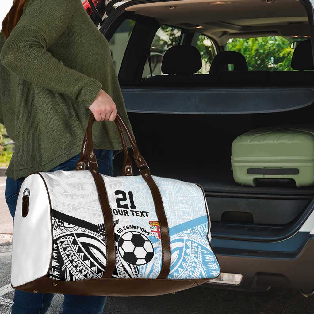 New Zealand-Fiji Football Custom Travel Bag Together Go Champions LT9 - Polynesian Pride