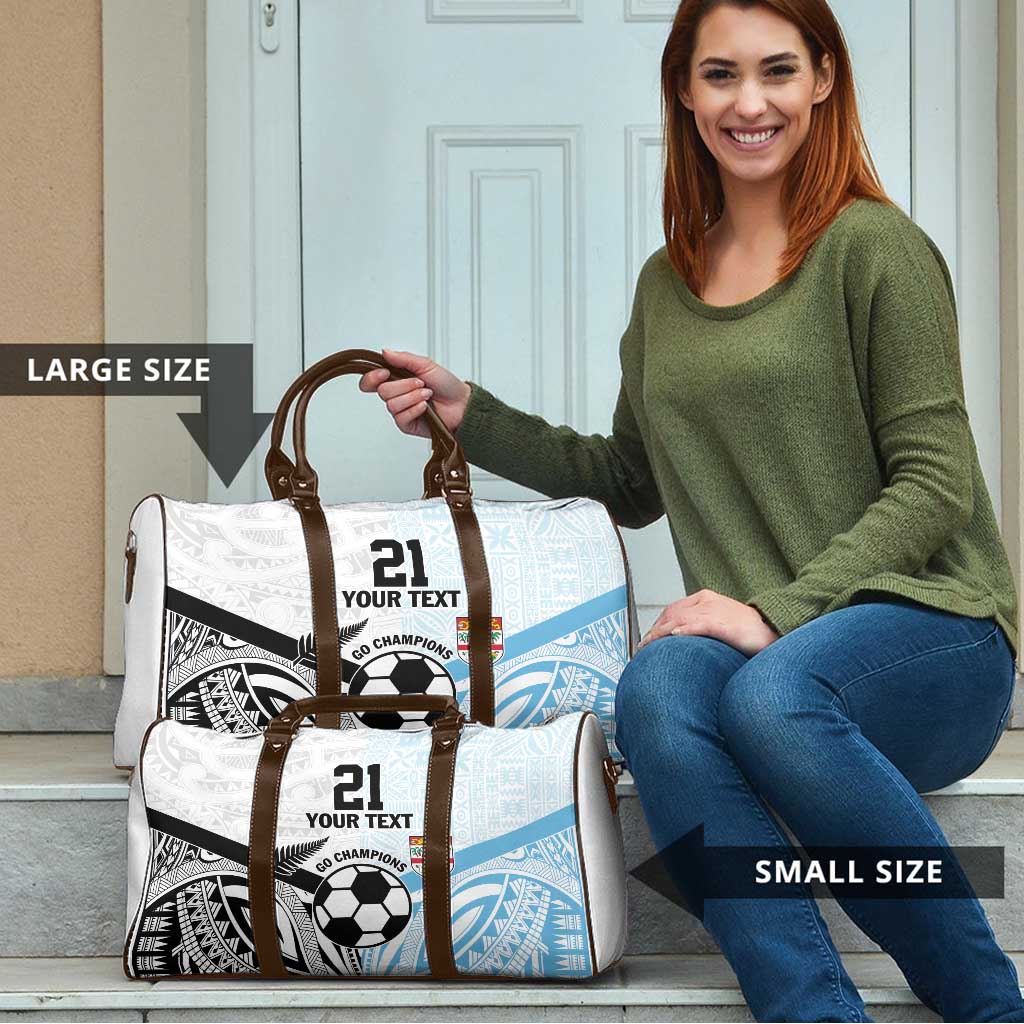 New Zealand-Fiji Football Custom Travel Bag Together Go Champions LT9 - Polynesian Pride