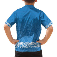 New Zealand Nurses Week Hawaiian Shirt Maori Kowhaiwhai Blue Tribal