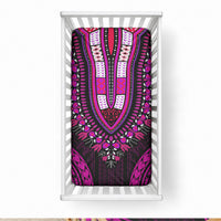 African Dashiki With Polynesian Pattern Pink Baby Bed Cover LT9 28 × 52 in Pink - Polynesian Pride