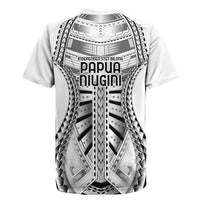 Independen Stet bilong Papua Niugini 1975 Rugby Jersey White Tribal Papua New Guinea Province Flag LT9 - Polynesian Pride