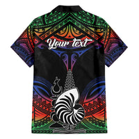 Personalised New Caledonia All Saints Day Family Matching Long Sleeve Bodycon Dress and Hawaiian Shirt Candle Light with Polynesian Style LT9 - Polynesian Pride