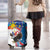 Personalized Filipino-American Luggage Cover The Eight-Rayed Sun with Bald Eagle
