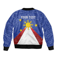 Personalized Pilipinas Eight-Rayed Sun Bomber Jacket Philippines Map With Polynesian Style LT9 - Polynesian Pride