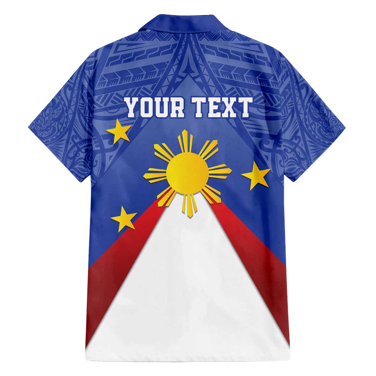 Personalized Pilipinas Eight-Rayed Sun Family Matching Off The Shoulder Long Sleeve Dress and Hawaiian Shirt Philippines Map With Polynesian Style