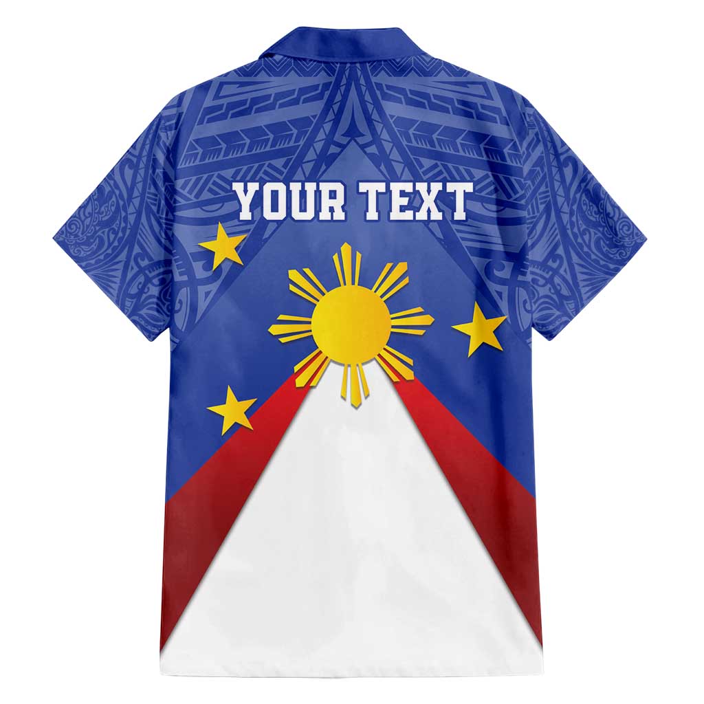 Personalized Pilipinas Eight-Rayed Sun Family Matching Tank Maxi Dress and Hawaiian Shirt Philippines Map With Polynesian Style LT9 - Polynesian Pride