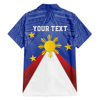 Personalized Pilipinas Eight-Rayed Sun Family Matching Tank Maxi Dress and Hawaiian Shirt Philippines Map With Polynesian Style LT9 - Polynesian Pride