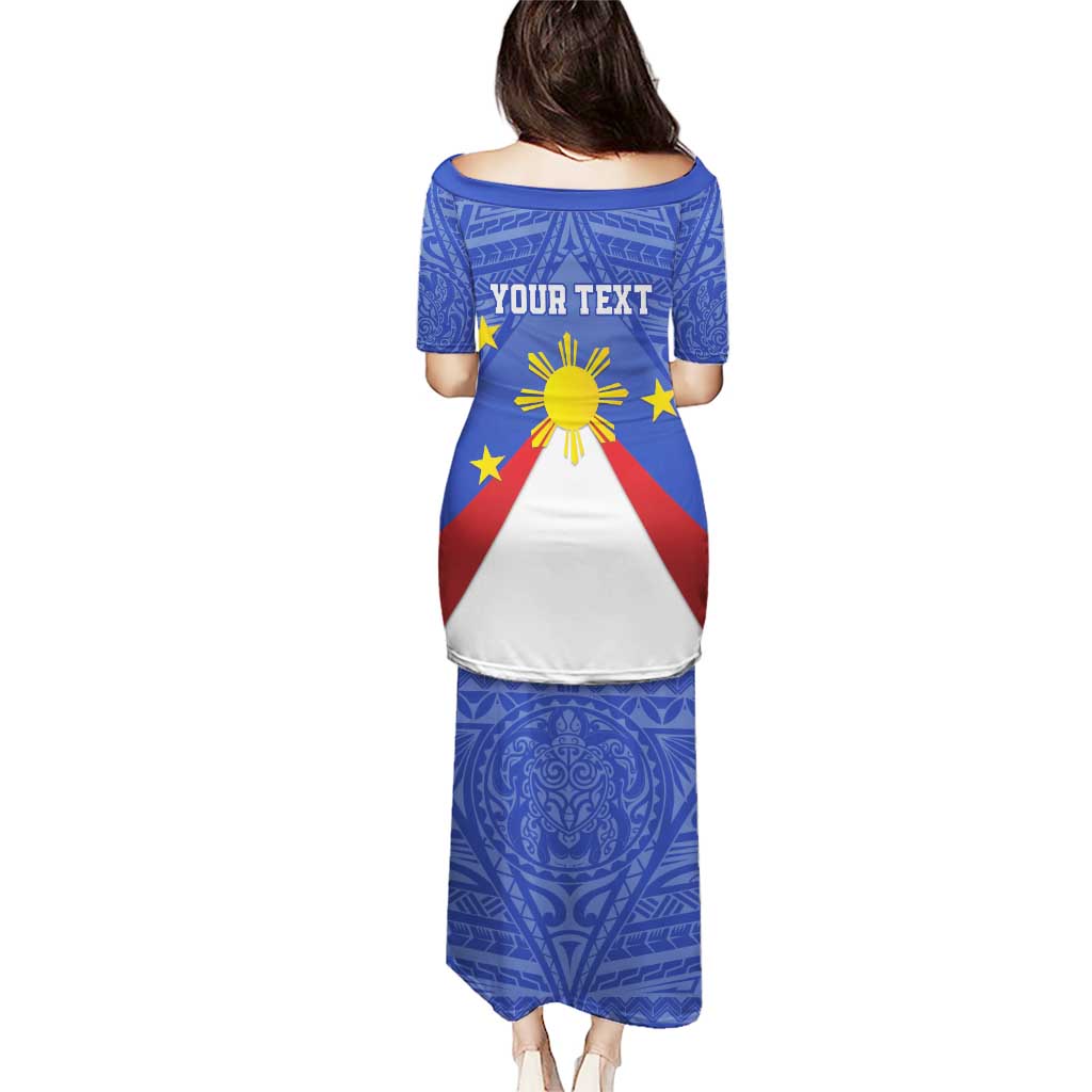 Personalized Pilipinas Eight-Rayed Sun Puletasi Philippines Map With Polynesian Style LT9 - Polynesian Pride