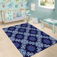 Palaka Hawaiian Quilt Seamless Pattern Area Rug - Polynesian Pride