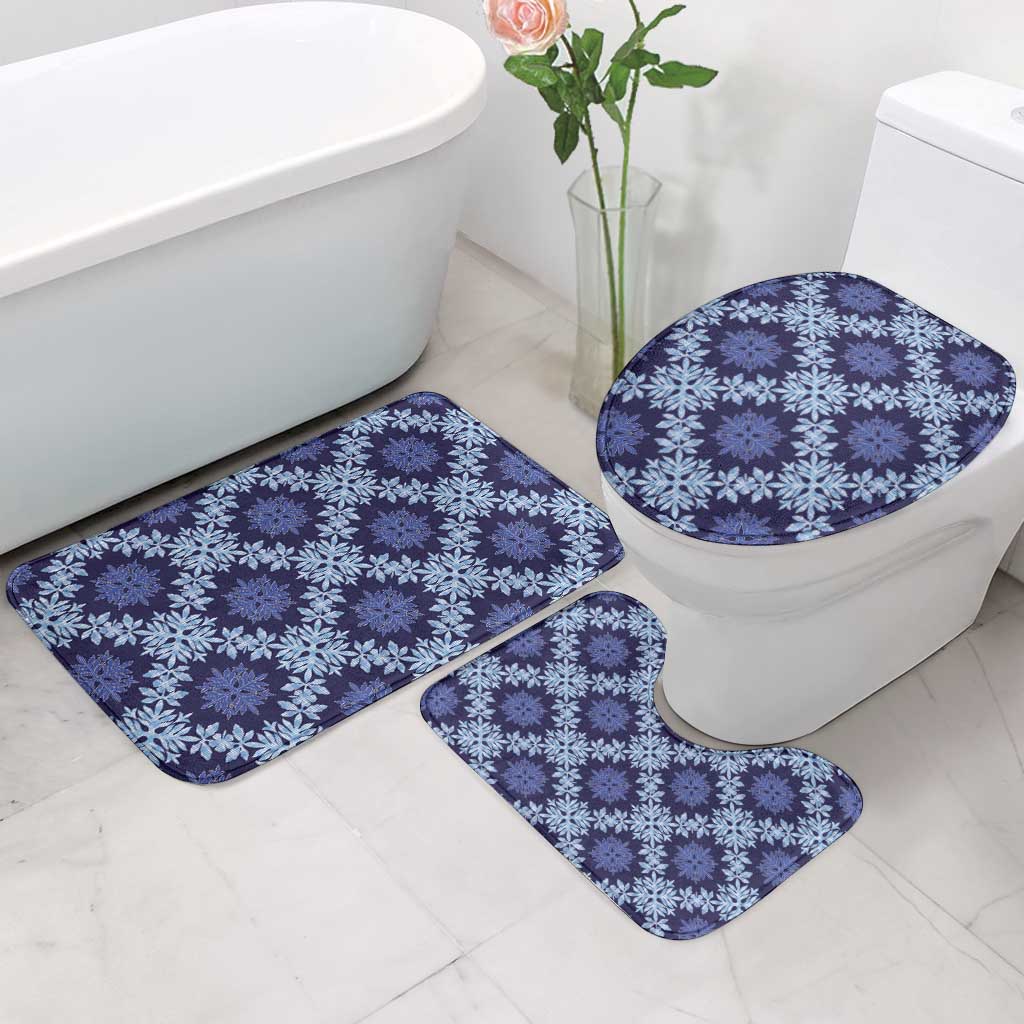 Palaka Hawaiian Quilt Seamless Pattern Bathroom Set - Polynesian Pride