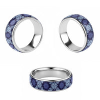 Palaka Hawaiian Quilt Seamless Pattern Classic Ring - Polynesian Pride