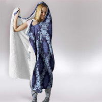 Palaka Hawaiian Quilt Seamless Pattern Hooded Blanket - Polynesian Pride