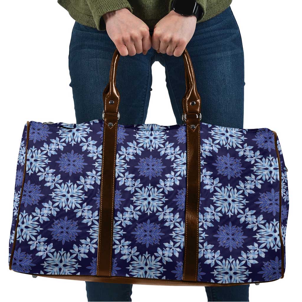 Palaka Hawaiian Quilt Seamless Pattern Travel Bag - Polynesian Pride