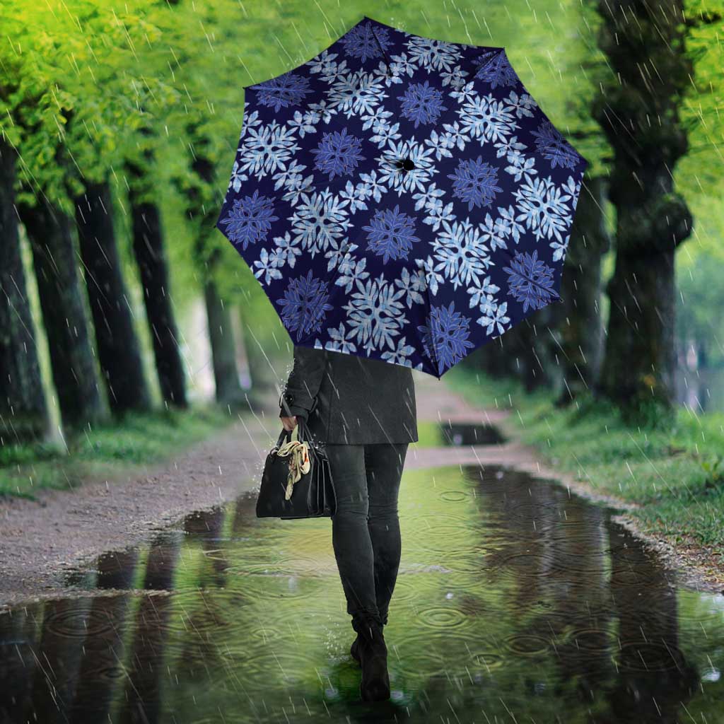 Palaka Hawaiian Quilt Seamless Pattern Umbrella - Polynesian Pride