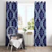 Palaka Hawaiian Quilt Seamless Pattern Window Curtain - Polynesian Pride