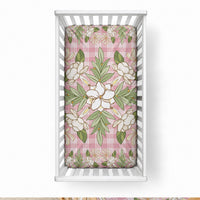 Squares Maile Leaf Baby Bed Cover Pink Palaka Hawaiian Quilt Pattern LT9 28 × 52 in Pink - Polynesian Pride