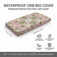 Squares Maile Leaf Baby Bed Cover Pink Palaka Hawaiian Quilt Pattern LT9 - Polynesian Pride