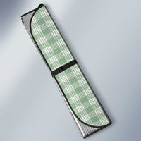 Squares Maile Leaf Auto Sun Shade Turquoise Palaka Hawaiian Quilt Pattern - Polynesian Pride