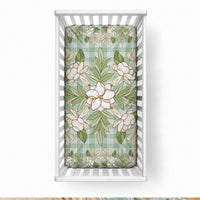 Squares Maile Leaf Baby Bed Cover Turquoise Palaka Hawaiian Quilt Pattern LT9 28 × 52 in Turquoise - Polynesian Pride