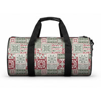 Mele Kalikimaka Hawaii Christmas Duffle Bag Aloha Spirit with Hawaiian Quilt Pattern LT9 One size Beige - Polynesian Pride
