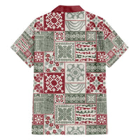 Mele Kalikimaka Hawaii Christmas Family Matching Long Sleeve Bodycon Dress and Hawaiian Shirt Aloha Spirit with Hawaiian Quilt Pattern LT9 - Polynesian Pride
