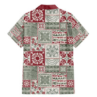 Mele Kalikimaka Hawaii Christmas Family Matching Mermaid Dress and Hawaiian Shirt Aloha Spirit with Hawaiian Quilt Pattern LT9 - Polynesian Pride