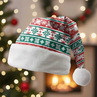 Mele Kalikimaka Hawaii Christmas Santa Hat Hawaiian Quilt Pattern Style - Polynesian Pride