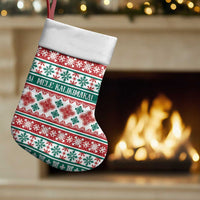 Mele Kalikimaka Hawaii Christmas Stocking Hawaiian Quilt Pattern Style - Polynesian Pride