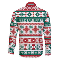 Mele Kalikimaka Hawaii Christmas Family Matching Short Sleeve Bodycon Dress and Hawaiian Shirt Hawaiian Quilt Pattern Style LT9 - Polynesian Pride