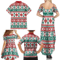 Mele Kalikimaka Hawaii Christmas Family Matching Summer Maxi Dress and Hawaiian Shirt Hawaiian Quilt Pattern Style LT9 - Polynesian Pride