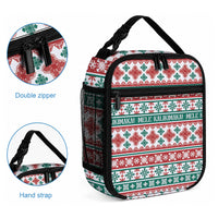 Mele Kalikimaka Hawaii Christmas Lunch Bag Hawaiian Quilt Pattern Style LT9 - Polynesian Pride