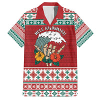 Shaka Sign Skull Mele Kalikimaka Personalized Family Matching Summer Maxi Dress and Hawaiian Shirt Hawaiian Quilt Pattern - Polynesian Pride