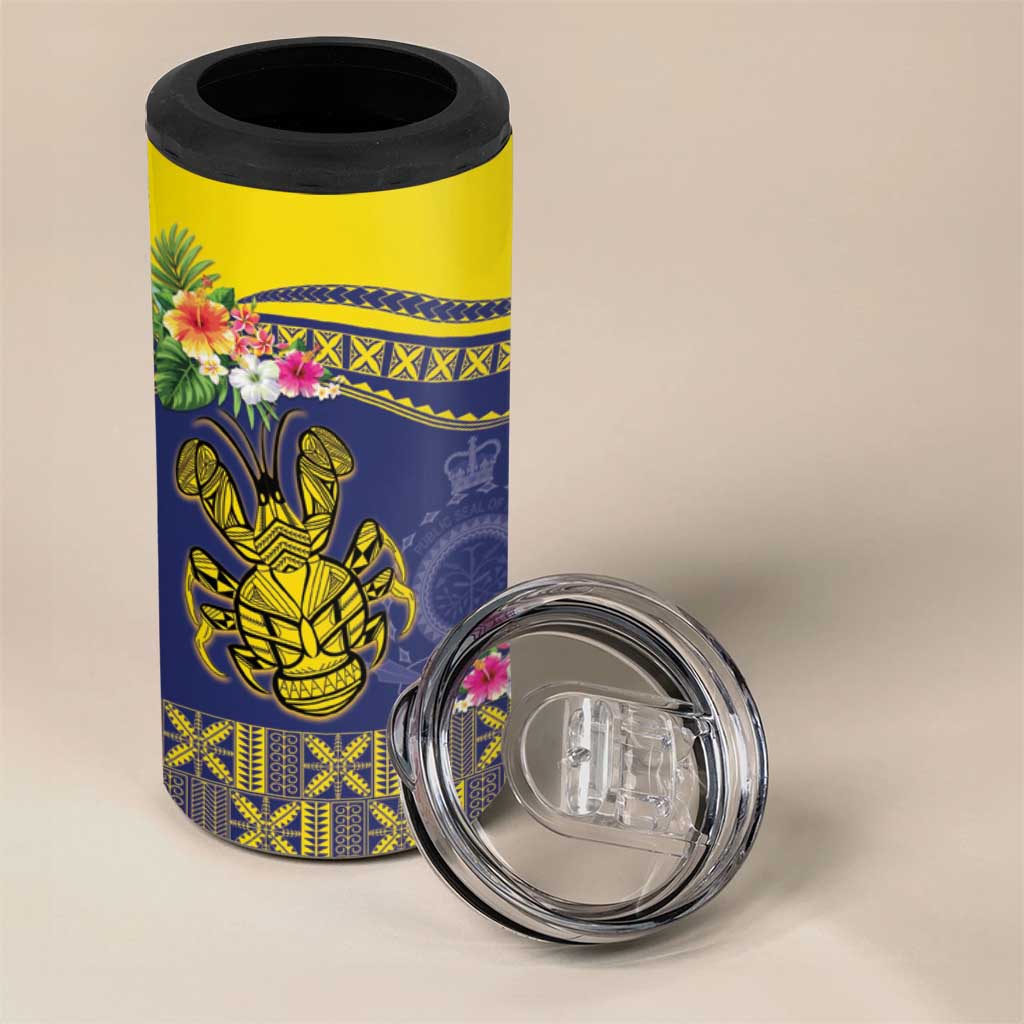 Niue Coconut Crab 4 in 1 Can Cooler Tumbler Rock of Polynesia LT9 - Polynesian Pride
