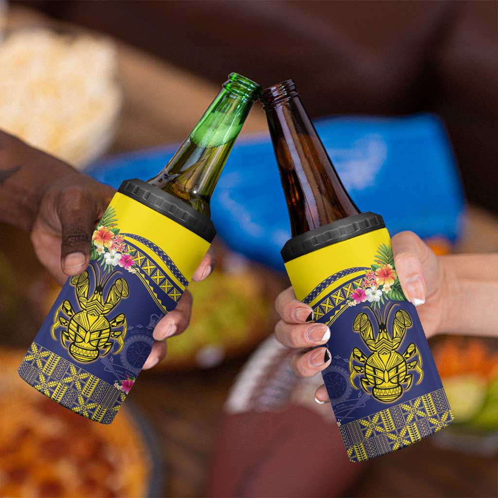 Niue Coconut Crab 4 in 1 Can Cooler Tumbler Rock of Polynesia LT9 - Polynesian Pride