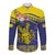 Niue Coconut Crab Long Sleeve Button Shirt Rock of Polynesia