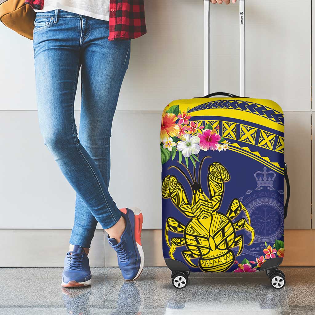 Niue Coconut Crab Luggage Cover Rock of Polynesia LT9 - Polynesian Pride