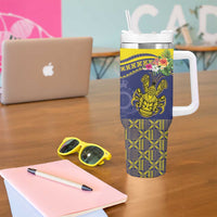 Niue Coconut Crab Tumbler With Handle Rock of Polynesia