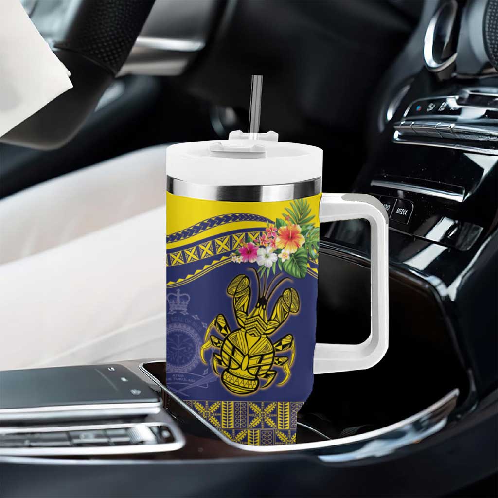 Niue Coconut Crab Tumbler With Handle Rock of Polynesia