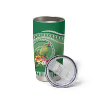 Norfolk Parakeet Tropical Tumbler Cup Norfolk Island Tribal Pattern