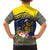 Monuina e Kilisimasi Niue Christmas Family Matching Long Sleeve Bodycon Dress and Hawaiian Shirt Niuean Tribal Pattern
