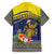 Monuina e Kilisimasi Niue Christmas Family Matching Off Shoulder Short Dress and Hawaiian Shirt Niuean Tribal Pattern