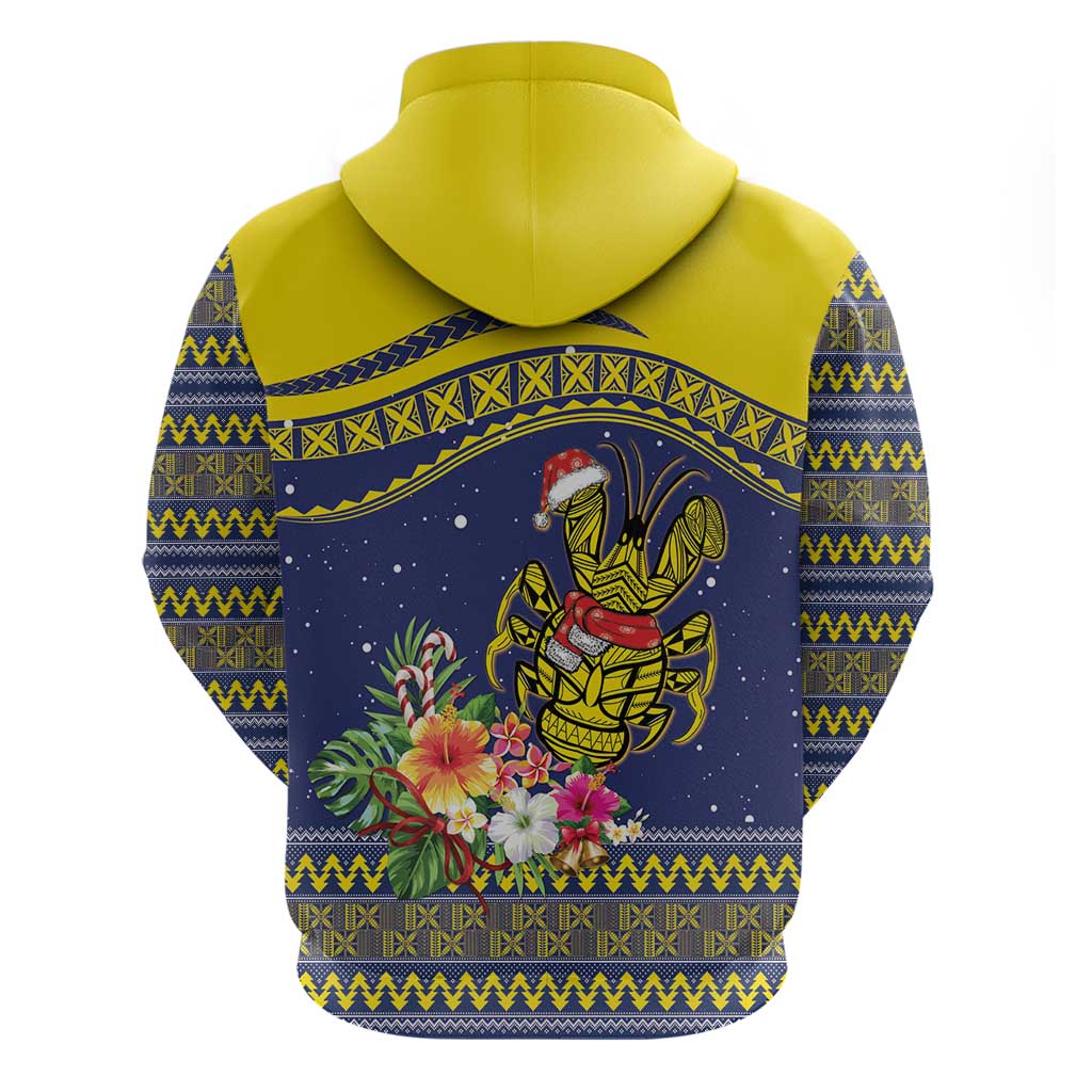 Monuina e Kilisimasi Niue Christmas Hoodie Niuean Tribal Pattern