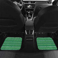 Norfolk Island Pine Tree Christmas Car Mats Coat of Arm and Polynesian Pattern