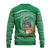 Norfolk Islands Pine Tree Christmas Ugly Christmas Sweater Coat of Arm and Polynesian Pattern