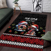 Aotearoa Six Seven Personalized Area Rug New Zealand Funny Christmas - Polynesian Pride