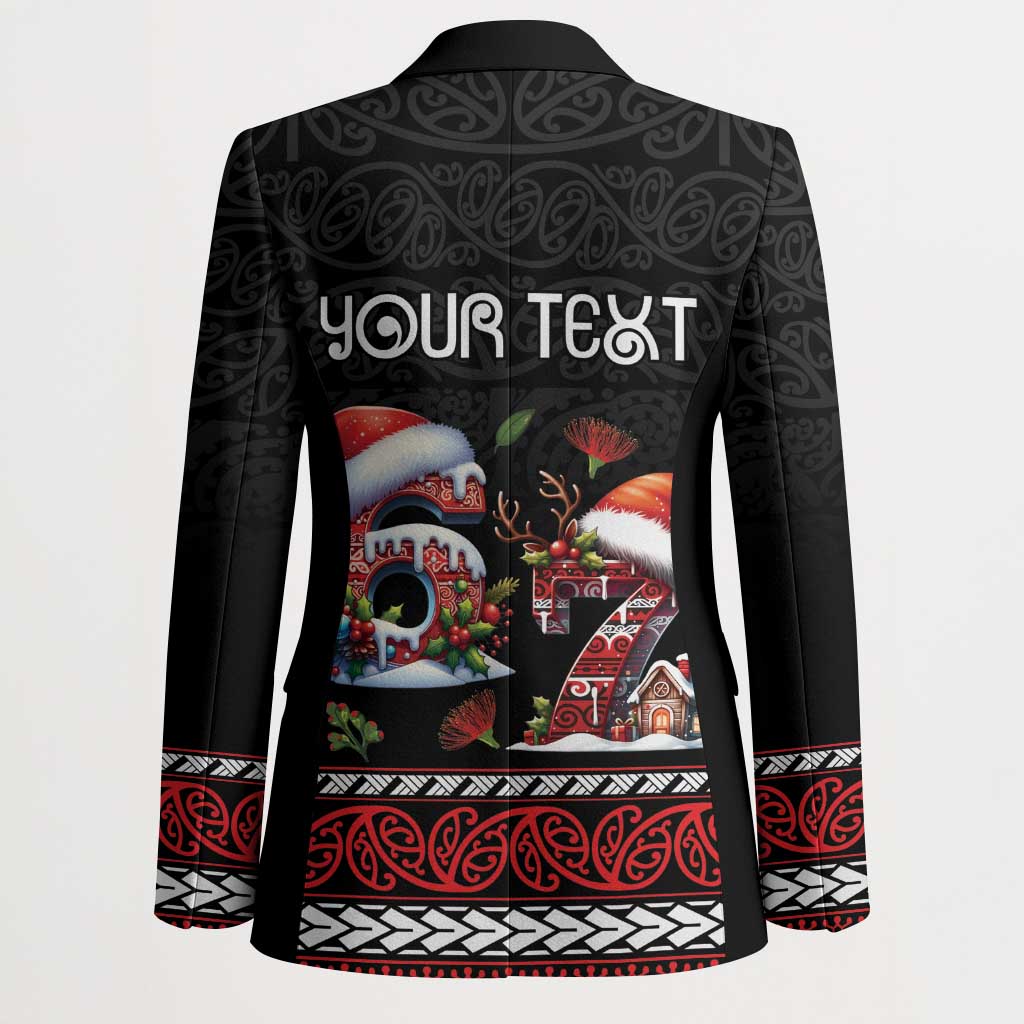 Aotearoa Six Seven Personalized Blazer New Zealand Funny Christmas - Polynesian Pride