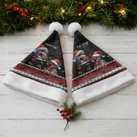 Aotearoa Six Seven Personalized Christmas Santa Hat New Zealand Funny Christmas - Polynesian Pride